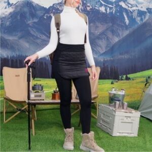 Little Donkey Andy Lightweight Insulated Quilted Puffer Skirt Black Size Medium